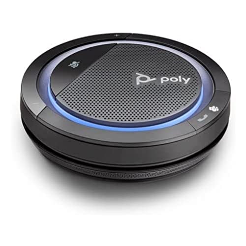 Poly Calisto 5300 רמקול Bluetooth אישי - התחבר למחשב/Mac דרך USB -C וטלפון סלולרי באמצעות Bluetooth