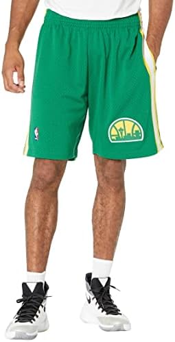 מיטשל ונס NBA Swingman Road Shorts Sopersonics 94-95 ירוק כהה SM 8