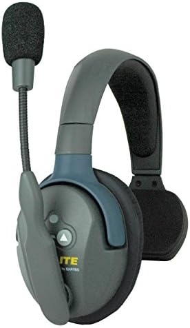 מערכת EARTEC UL2S Ultralite 2 אנשים, כוללת אוזניות אב-אוזניים יחיד ואוזניות מרחוק באוזן יחידה