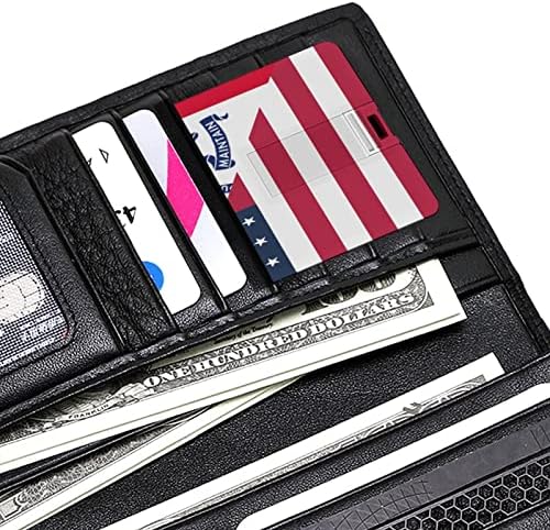 אמריקה ומדינת איווה דגל אשראי בכרטיס בנק USB כונן פלאש זיכרון נייד כונן אחסון מפתח 32 גרם