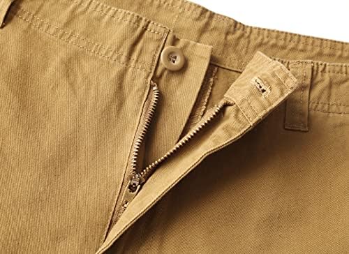 מכנסי מטען מזדמנים של Canasour's Mens, מכנסיים קצרים של מטענים מתחת לברך, רופף בכושר רב-כיס, מכנסיים קצרים ארוכים