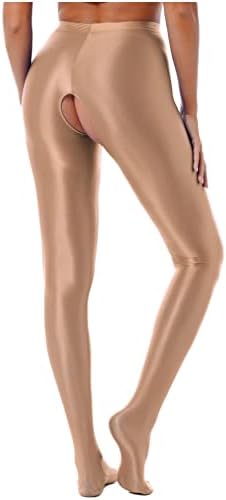 זדהור נשים שמן מבריק מותניים גבוהות מותניים אטומים גרביונים רגליים מכנסי יוגה מכנסי יוגה אימונים חותלות