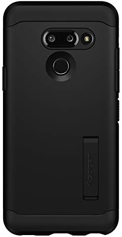 שריון רזה Spigen המיועד למארז LG G8 ThinQ - שחור