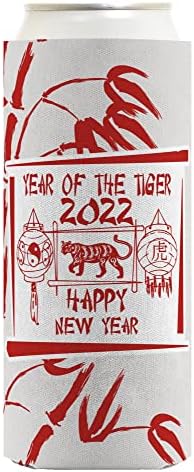 מסיבת ראש השנה הסינית לטובת 2022 שנה של הנמר שנה טובה לפנסים 24-חבילה אולטרה סלים קננים נמר טייגר