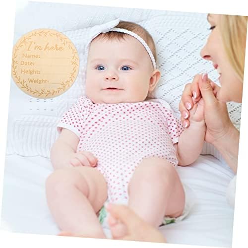 1 סט תינוק זיכרון קישוט גלוס סט עבור בנות סומק סט טבעי בית תפאורה תינוק חודשי כרטיס אותיות תמונת נכס