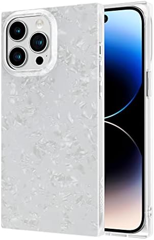 Cocomii Square iPhone 14 Pro Case - נצנצים של פנינה מרובעת - Slim - Lightweight - מבריק - סיליקון