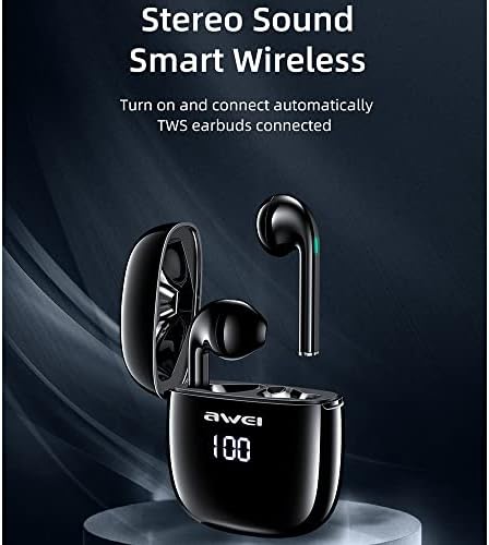 AWEI T28P אוזניות אלחוטיות Bluetooth באוזניות משקל קל של אוזניות קלות