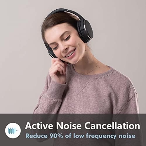 SRHYTHM NC25 אוזניות ביטול רעש פעיל Bluetooth 5.3, צרור אוזניות סטריאו של ANC עם NiceComfort 25pro