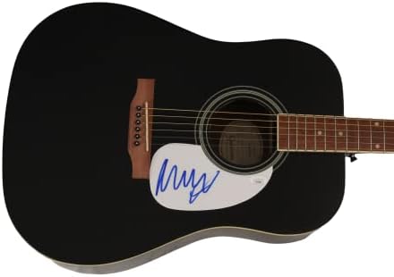 מרקוס ממפורד חתם על חתימה בגודל מלא גיבסון אפיפון גיטרה אקוסטית ב/ג 'יימס ספנס אימות ג' יי. אס. איי קוא - ממפורד