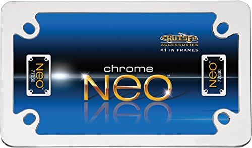 אביזרי קרוזר 77030 MC NEO NEO מסגרת לוחית רישוי אופנוע, CHROME
