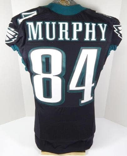 2014 Philadelphia Eagles Will Murphy 84 משחק הונפק ג'רזי שחור 40 DP29114 - משחק NFL לא חתום משומש