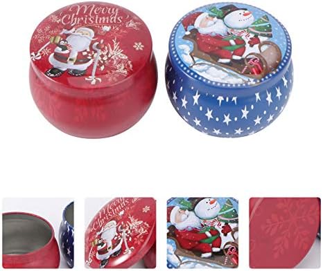2 יחידות חג המולד סוכריות קופסות סיכות תכשיטי אחסון קופסות חג המולד