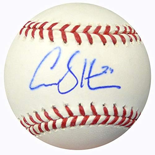 קרסון סמית 'חיצה חתימה רשמית MLB בייסבול בוסטון רד סוקס MCS HOLO 18814 - כדורי בייסבול עם חתימה
