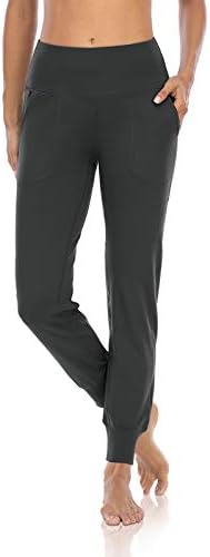 מכנסי טרניעה של דיבולונג יוגה מכנסי טרנינג גבוהה מותניים גבוהים אימון פעילים רצים מכנסי טרקלין מחודדים