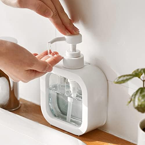 2 יחידות סבון סבון קרם נוזל לבנים במפזרי משאבת יד לבקבוק שמפו למילוי חדר אמבטיה 300 מל