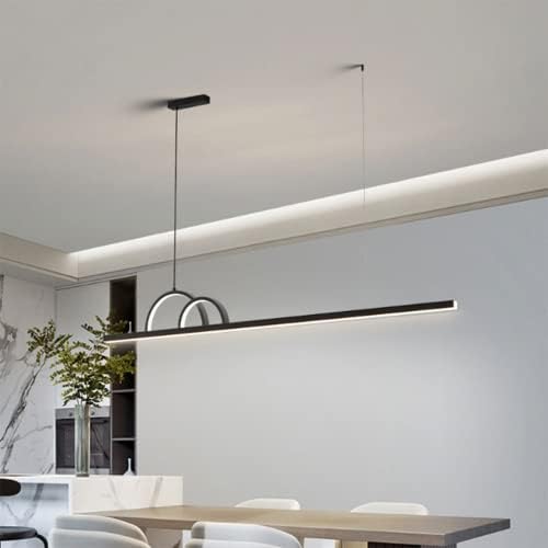 MGJXTWG חדר אוכל שחור נברשת פשוט מודרני מודרני תליון אורות תליון בר שולחן אוכל חדר אוכל תאורת