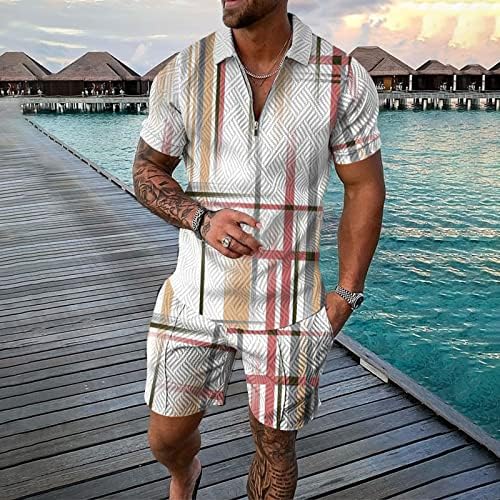 קיץ חולצות לגברים גברים של מהיר יבש 3 ד קצר שרוול חליפת מכנסיים קצרים חוף טרופי הוואי של גוף גברים תלבושות