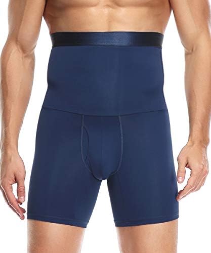 מכנסיים קצרים לבקרת בטן לגברים קוופורט מותניים גבוהים להרזיה בגדי גוף תחתוני רגליים ומעצב גוף