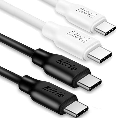 כבל USB מסוג C, Kiirie 3A טעינה מהירה USB A ל- USB C כבלים 4 חבילה לסמסונג גלקסי S9/S9+/S8/S8+/הערה 9/הערה