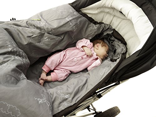 OA ילדים תינוקת תינוקת שינה שחור/אפור