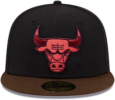חדש עידן שיקגו בולס 59 חמישים לבה חישוק צוות מצויד כובע, כובע