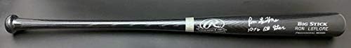 רון לפלור החתימה את רולינגס פרו טייגרס PSA/DNA חתימה אחת במיליון - עטלפי MLB עם חתימה