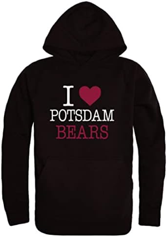 W רפובליקה אני אוהב את אוניברסיטת מדינת ניו יורק ב- Potsdam Bears Stepshirts Fleece Hoodie