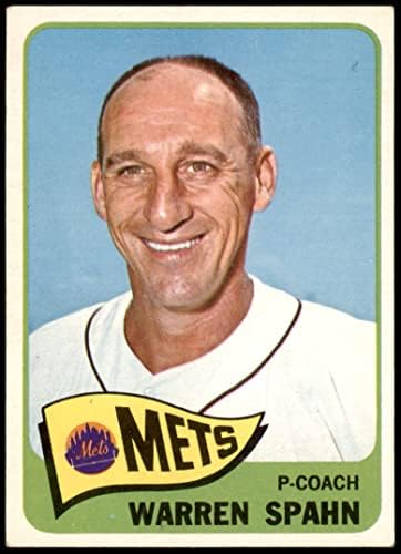 1965 Topps 205 Warren Spahn New York Mets VG/Ex Mets
