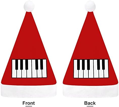 פסנתר מפתחות חג המולד כובע סנטה כובעי חג המולד עץ קישוטי חג דקור מתנות למבוגרים נשים משפחת גברים