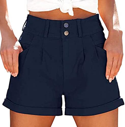 לבן ג 'ינס מכנסיים נמתח ז' אן מכנסיים קצרים לנשים 2023 רופף בתוספת גודל נשים גבוהה מותן מכנסיים קצרים גבוהה מותן
