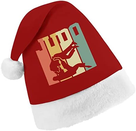 רטרו ג ' ודו ביפנית חג המולד כובע רך קטיפה סנטה כובע מצחיק כפה עבור חג המולד לשנה חדשה חגיגי מפלגה