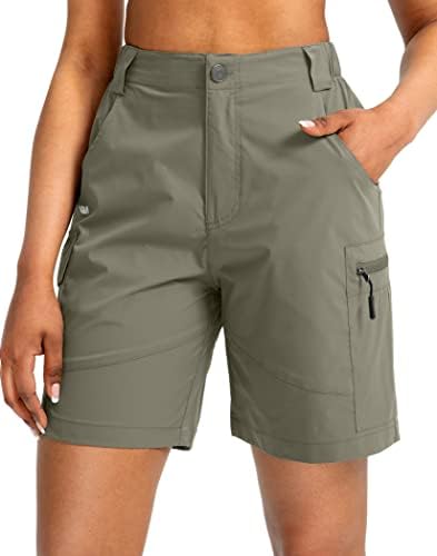 ויודיה נשים של 7 טיולים מטען מכנסיים קצרים עם כיסים מהיר יבש קל משקל מכנסיים קצרים לנשים גולף מזדמן קיץ מכנסיים