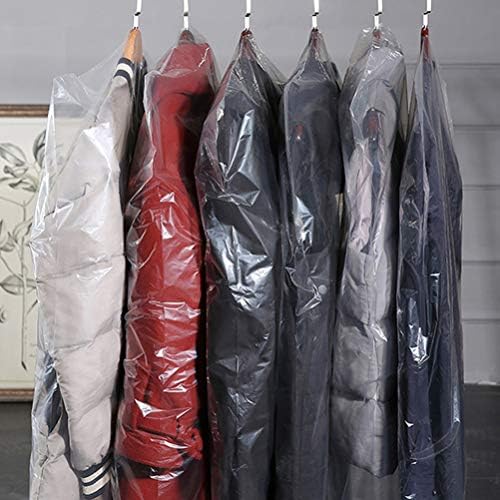 קבילוק בגדים ארגונית ברור אחסון שקיות 50 יחידות תליית בגד שקיות ברור חליפת תיק קל משקל בגדי
