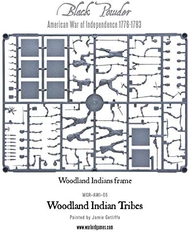 אבקה שחורה מלחמת מהפכה אינדיאנית יערות אינדיאנים אינדיאנים 1:56 ערכת דגם פלסטיק צבאי צבאי