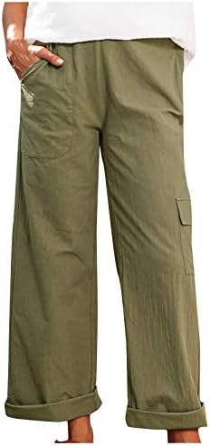 מכנסיים זיעה לנשים מכנסיים סרבל מזדמן ארוך נשים רב כיסי מכנסיים מוצק מכנסיים רופף מכנסיים כדורגל