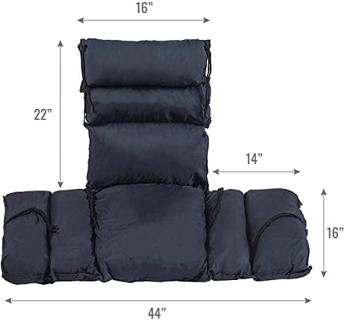 DMI Comfort Commen Chair כרית כרית, כרית מושב כסא גלגלים, כרית כורסה וכרית, קצף, כרית למושב כסא גלגלים, 16X22 אינץ