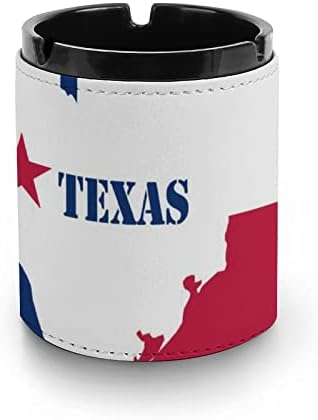 דגל טקסס מאפרה עור מגש אפר ניידים מאפרים דקורטיביים למשרד ביתי