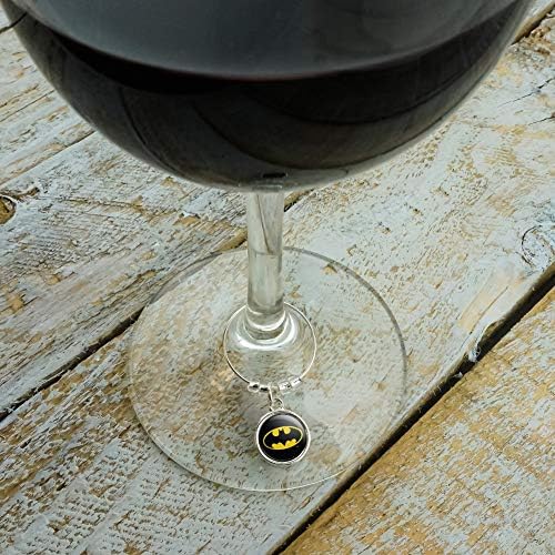 באטמן קלאסי בת מגן לוגו יין זכוכית קסם לשתות סמן