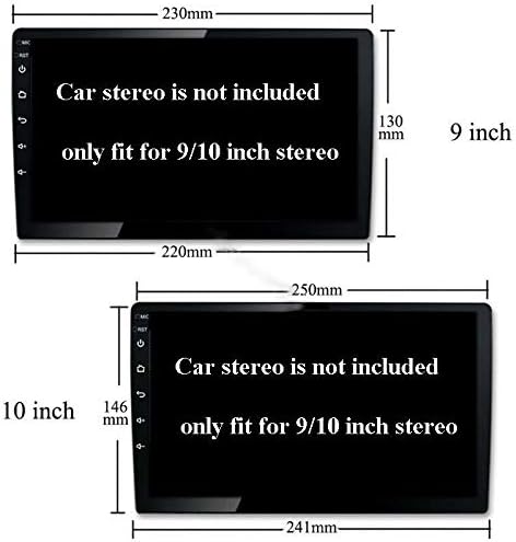9 אינץ רכב רדיו פאשיה מסגרת עבור מיצובישי פאג ' רו 2006- נגן לוח דאש ערכת התקנה סטריאו מסגרת