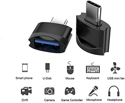 Tek Styz USB C נקבה ל- USB מתאם גברים תואם ל- LG K42 שלך עבור OTG עם מטען Type-C. השתמש במכשירי הרחבה כמו