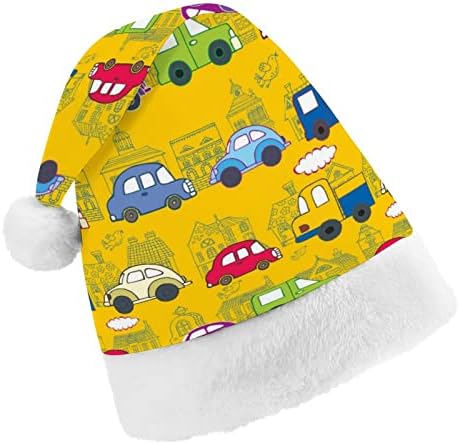 צבעוני רכב חג המולד סנטה כובע עבור אדום חג המולד כובע חג טובות חדש שנה חגיגי ספקי צד