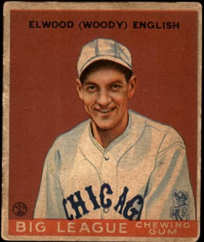 1933 Goudey 135 Woody English Chicago Cubs Cubs Cubs