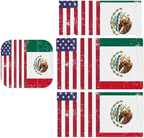 אמריקאי מקסיקו דגל מתג מדבקת די דפוס מלא לעטוף עור הגנה עבור נינטנדו מתג עבור מתג