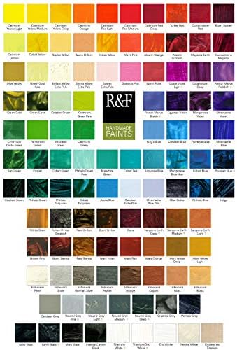 R&F Encaustic Paint, 104 מל, קדמיום ירוק חיוור, 3 fl oz