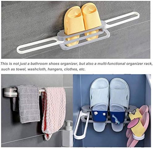 מעל נעלי דלת נעלי דלת מתלה מארגן נעליים מתקפלות - מחזיק נעליים תלויות קיר מסתובב לשירותים לשירותים