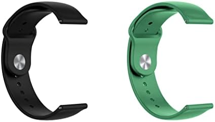 רצועת שעון מהירה מהירה של צעד תואם ל- Huawei Watch 3 Pro Silicone Watch Strap עם נעילת כפתור,