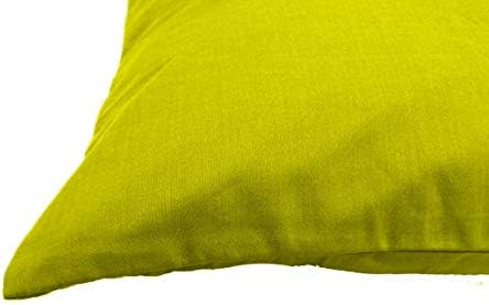 כרית צהוב צהוב כיסוי כרית פעוטות המותני 12x18 אינץ