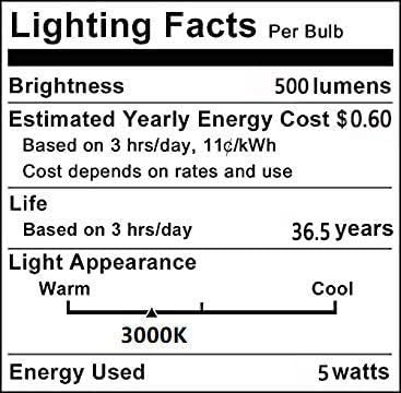 תאורה 5 וואט 12 נורות תירס לד-5730 נוריות 24 נוריות 40 וואט שווה ערך 500 ליטר לבן חם 3000 קראט