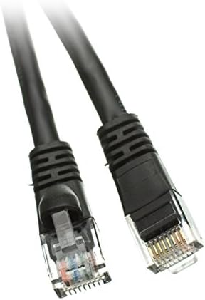 ACL 200 רגל RJ45 מגף נטול/מעוצב שחור CAT5E כבל LAN Ethernet, 1 חבילה
