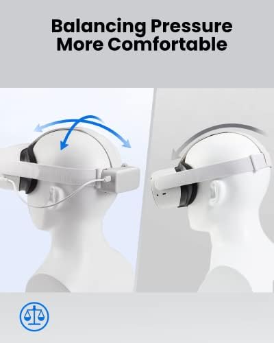 חבילת סוללות Geekera עבור Oculus Quest 2, 6700mAh VR סוללה, 2 יח '